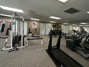 Fayetteville apartment for rent - our gym is equipped with a variety of exercise equipment