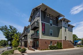 Charlotte apartment for rent - an apartment building on the corner of a street