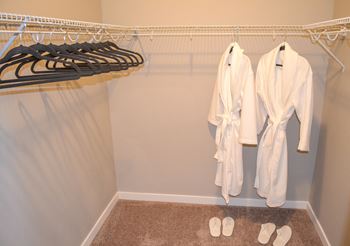 Walk-in closets and dressing areas
