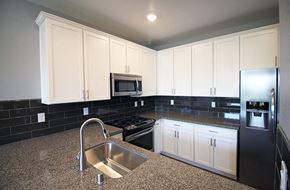 Reno apartment for rent - Reno Apartments-Park Place Kitchen with Matching Appliances and Kitchen Island Sink