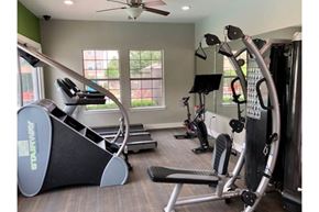 New Braunfels apartment for rent - the gym has plenty of equipment for your workouts