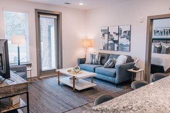 Spacious studio, 1-, 2-, and 3-bedroom apartments