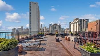 Lake and city views