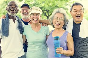 West Henrietta apartment for rent - a group of older people smiling and posing for a photo