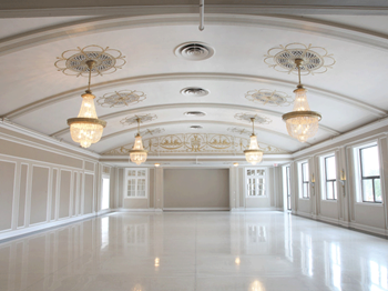 Newly renovated crystal ballroom