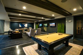 City view vinings apartments billiards room