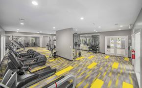 Atlanta apartment for rent - the gym is equipped with cardio machines and weights
