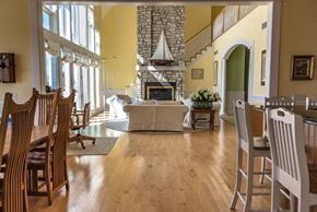 Harbor Springs house for rent - the living room and dining room of a house