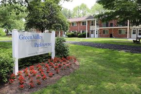 East Stroudsburg apartment for rent - a sign in front of a green valley park entrance