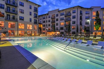Resort inspired swimming pool