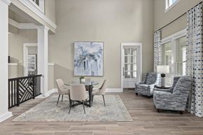 Duluth apartment for rent - A dining room with a table set for four.