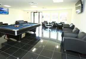 Midland apartment for rent - Pool table with ample of sitting space  at Brooks Apartments, MIDLAND, MI, 48642