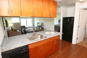 Midland apartment for rent - Kitchen with Sink  at Brooks Apartments, MIDLAND, MI