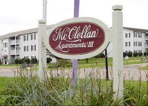 Marshall apartment for rent - Sign at McClellan Estates III Apartments , Marshall, Michigan
