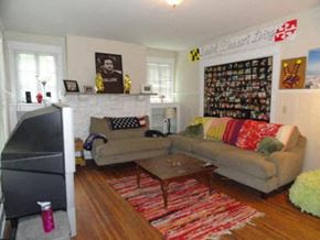 Nashville apartment for rent - a living room with a couch and a television