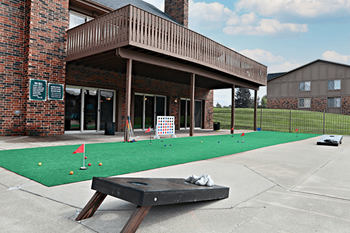 Yard game area