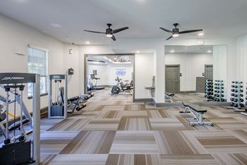 Expansive, well-equipped fitness facility