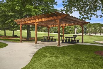 Hampshire green apartments - bbq grills and picnic area