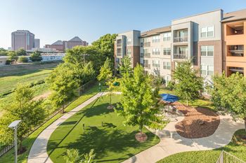 Avant on market center - trinity strand hike and bike trail with future connection to katy trail