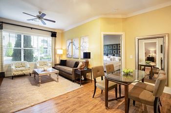 Parc at grandview apartments wood-style flooring