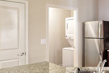 Glenbrook apartments stackable full-size washer/dryers