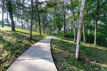 Glenbrook apartments access to nature walking trail