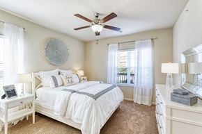 Hendersonville apartment for rent - Glenbrook Apartments ceiling fan with lights in all bedrooms and living room