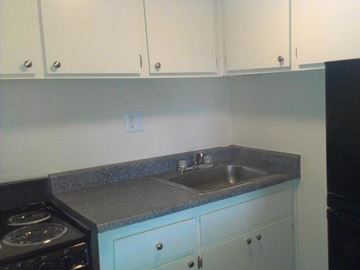 Phoenix apartment for rent - a kitchen with a sink and a stove