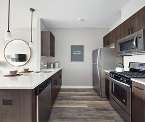 Aberdeen apartment for rent - Modular Kitchen at The Link at Aberdeen Station, New Jersey