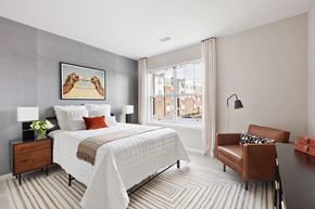 Aberdeen apartment for rent - Bedroom With Expansive Windows at The Link at Aberdeen Station, Aberdeen, NJ