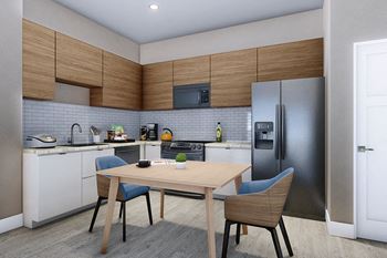 Family size refrigerator with ice maker