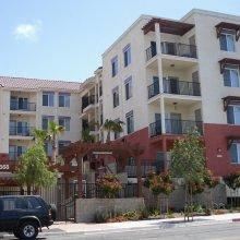 San Diego apartment for rent - Exterior view of building l Los Vientos Apartments in San Diego CA 