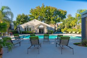Modesto apartment for rent - Pool with lounge chairs 