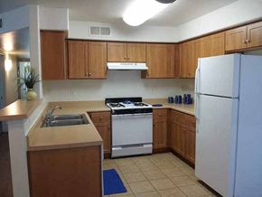 Bakersfield apartment for rent - Full kitchen view   l Santa Fe Apartments in Bakersfield CA