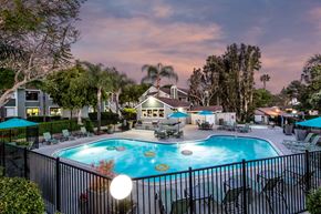 Vista apartment for rent - Pool In Night at SYCAMORE GREENS APARTMENT HOMES, California, 92081