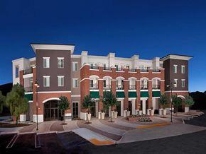 San Luis Obispo apartment for rent - a large building with a street in front of it