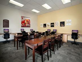 San Luis Obispo apartment for rent - a conference room with a long table and chairs