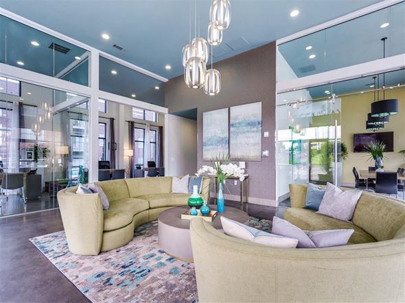 Greensboro apartment for rent - Ample Sitting Space In Clubhouse at Greenway at Stadium Park, Greensboro
