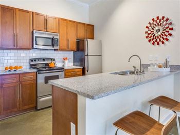 Well equipped kitchen