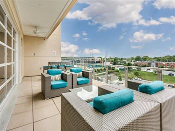 Rooftop deck