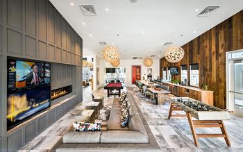 Clubhouse area interior
