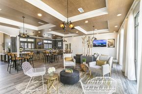 St. Louis apartment for rent - Modern Lounge at Aventura at Maryland Oaks