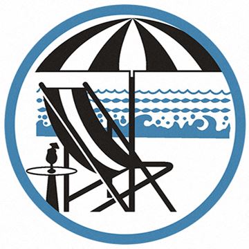 San Pedro apartment for rent - a beach chair with an umbrella and a table