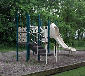 Ashland apartment for rent - a playground with a slide and stairs
