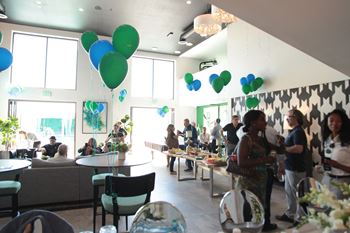Expansive clubhouse