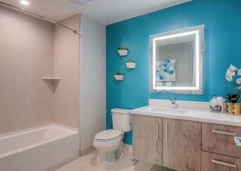Luxury lighted led vanity mirrors for bathrooms
