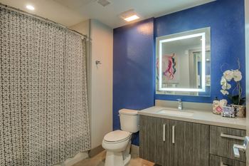 Modern bathroom finishes