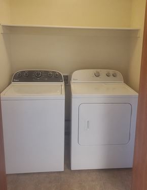 Missoula apartment for rent - An image showing the washer and dryer