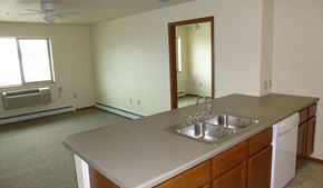 Kalispell apartment for rent - Image including sink dishwasher, window, AC
