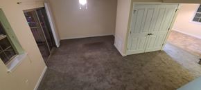 Kalispell apartment for rent - Image of living space with sliding glass doors